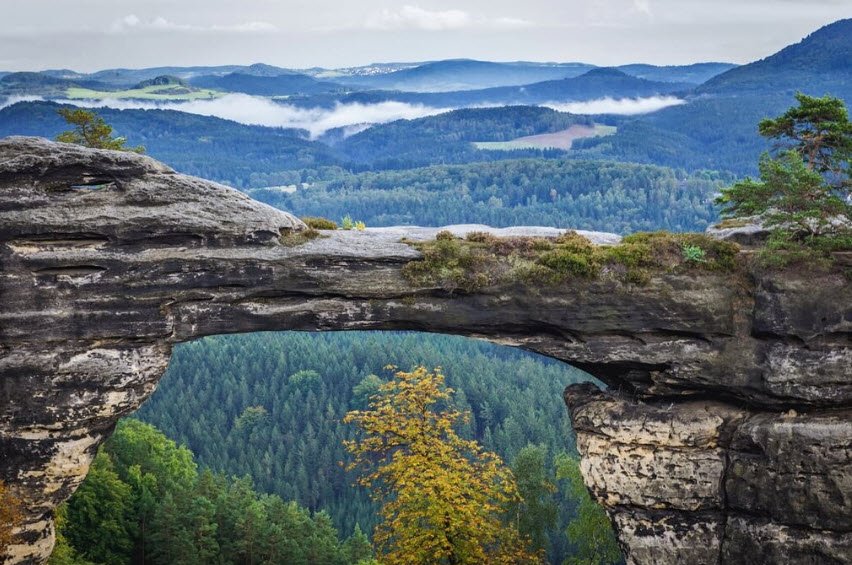 Bohemian Switzerland National Park, North Bohemia (Děčín region), Czech Republic (Czechia)